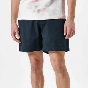 ABERCROMBIE & FITCH Drawstring Pull On Linen Blend Shorts